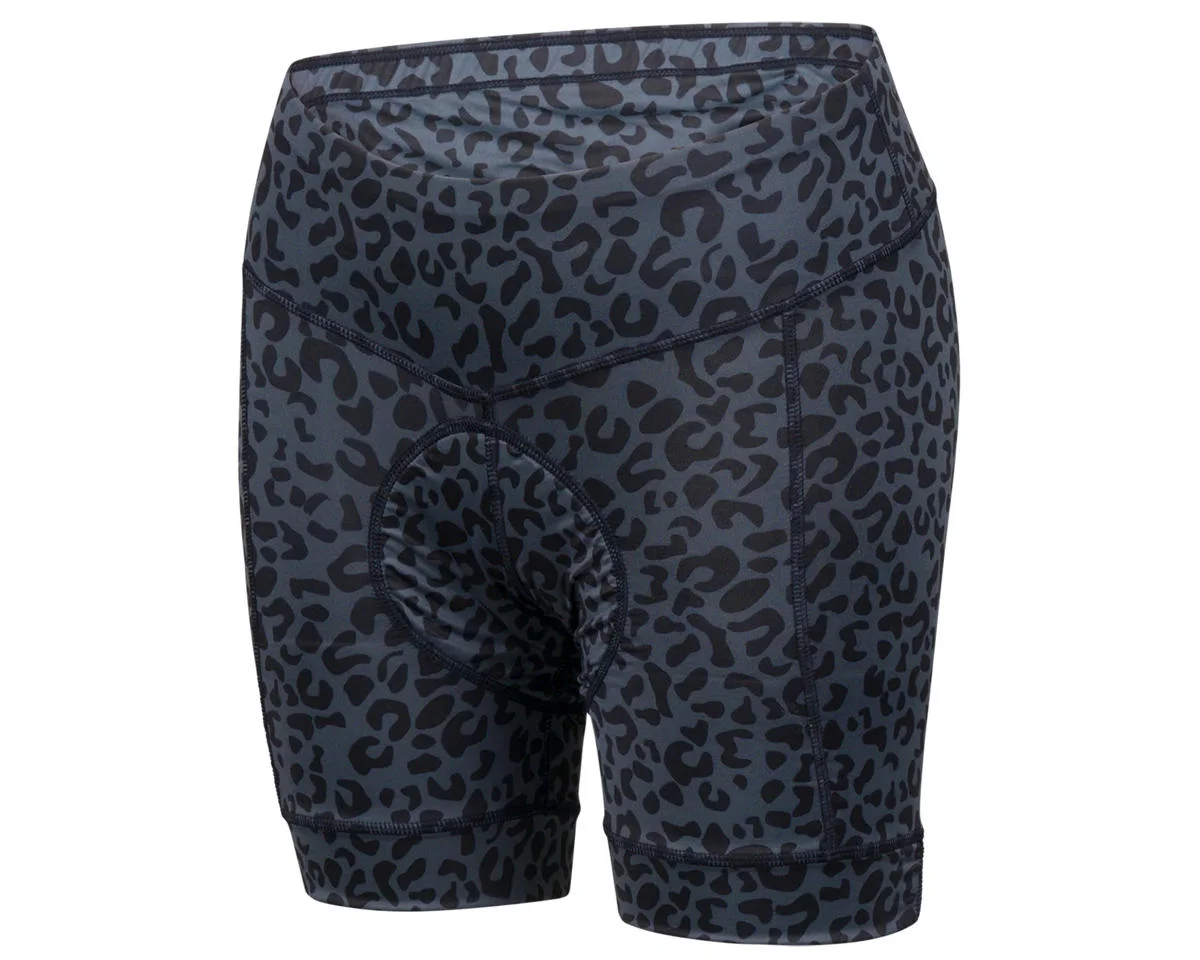 ZOIC Women's Premium Printed Liner Short (Black Cheetah) (XS)